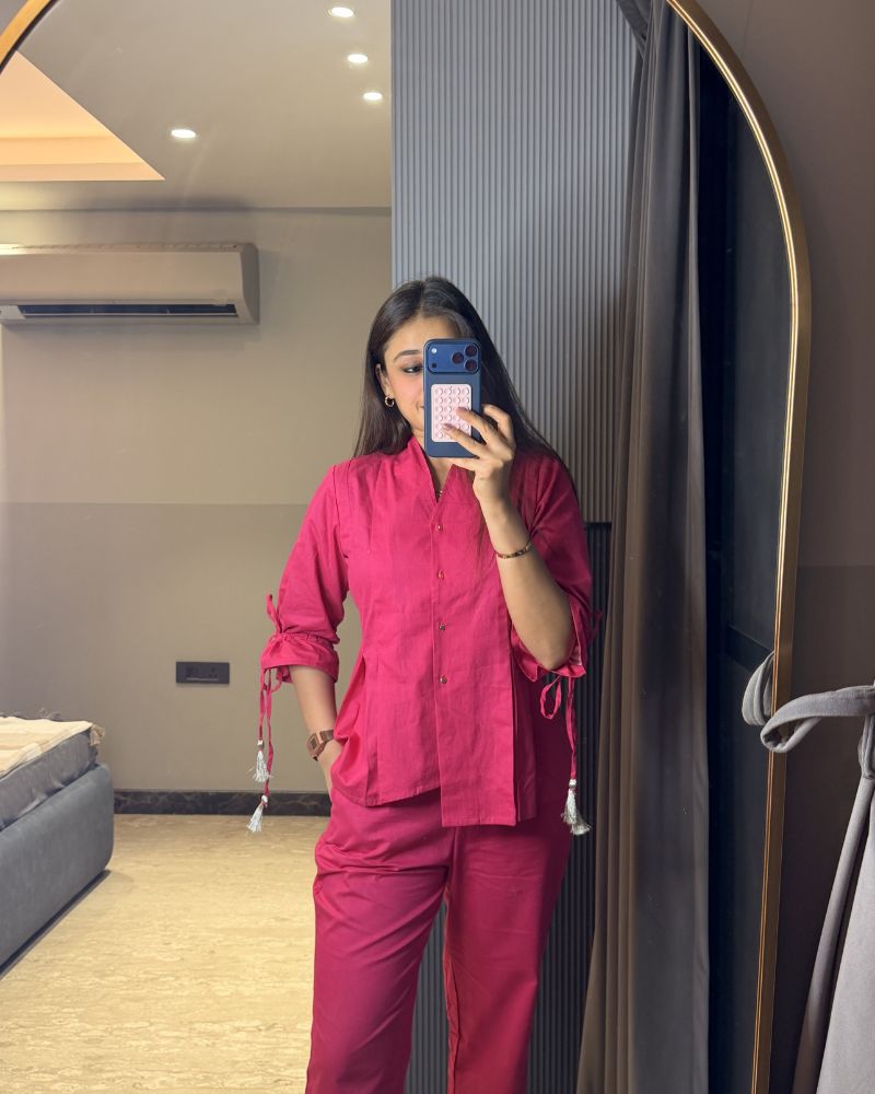 HOT PINK CO-ORD SET
