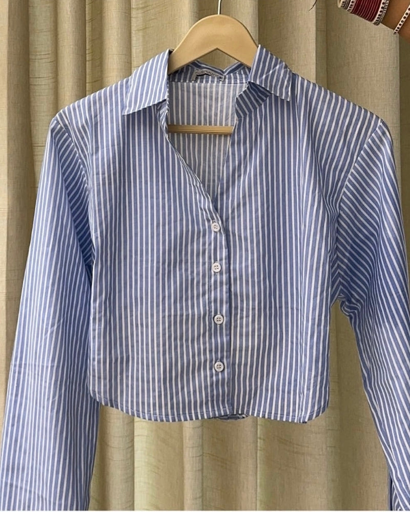 BLUE STRIPES SHIRT