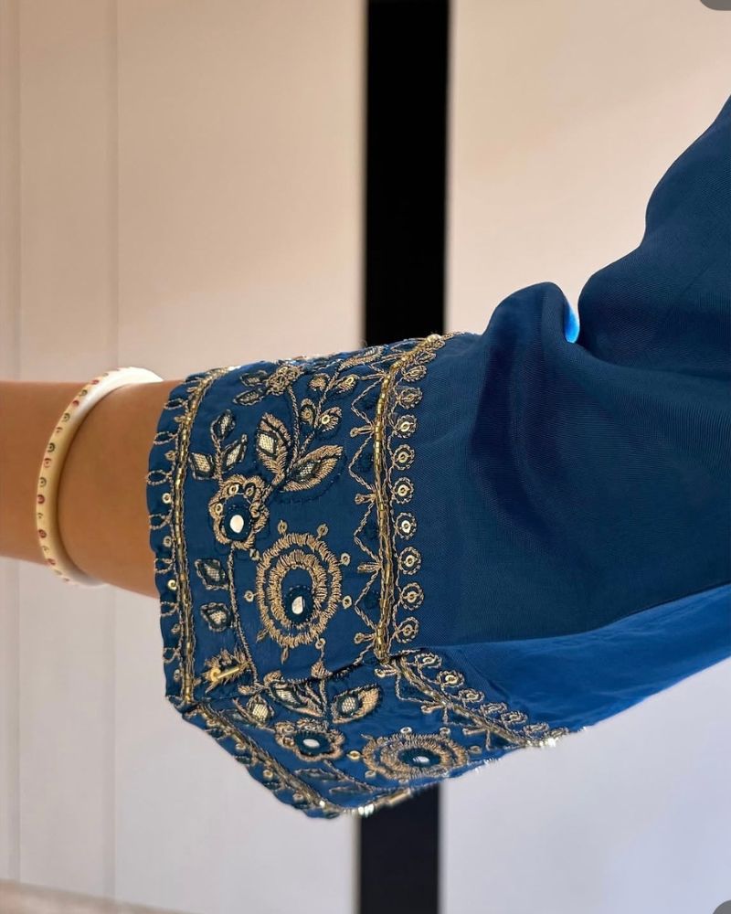 BRIGHT BLUE SUIT SET