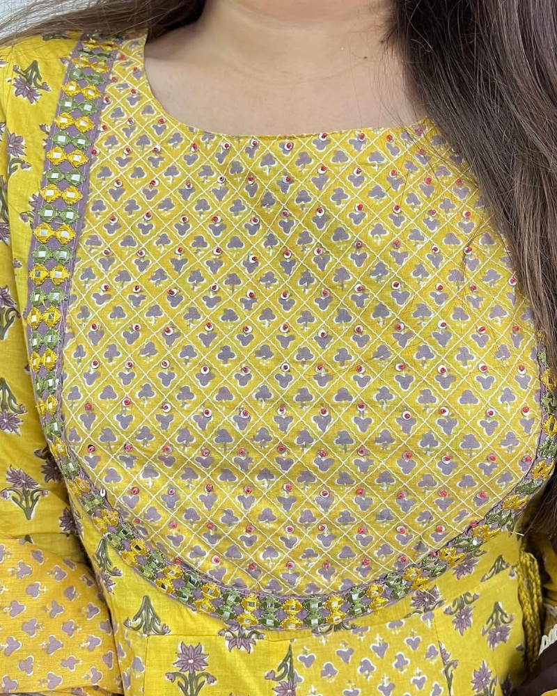 MUSTARD ANARKALI