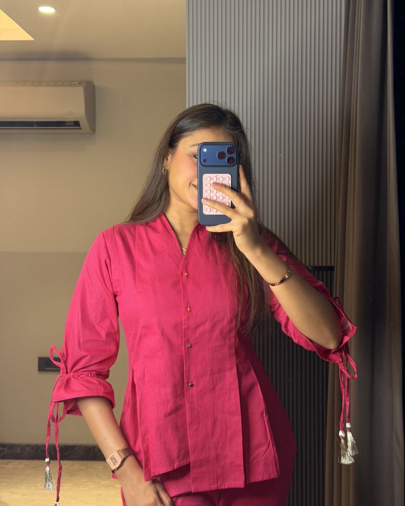 HOT PINK CO-ORD SET