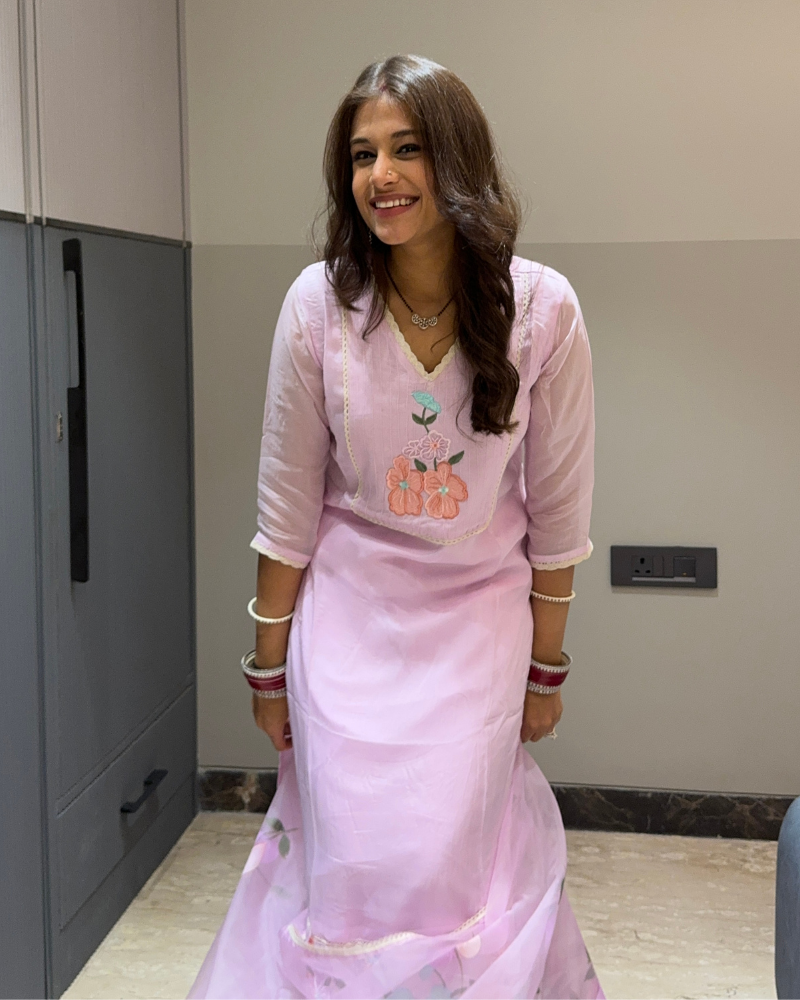 LIGHT PINK SUIT SET