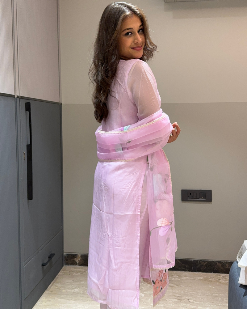 LIGHT PINK SUIT SET
