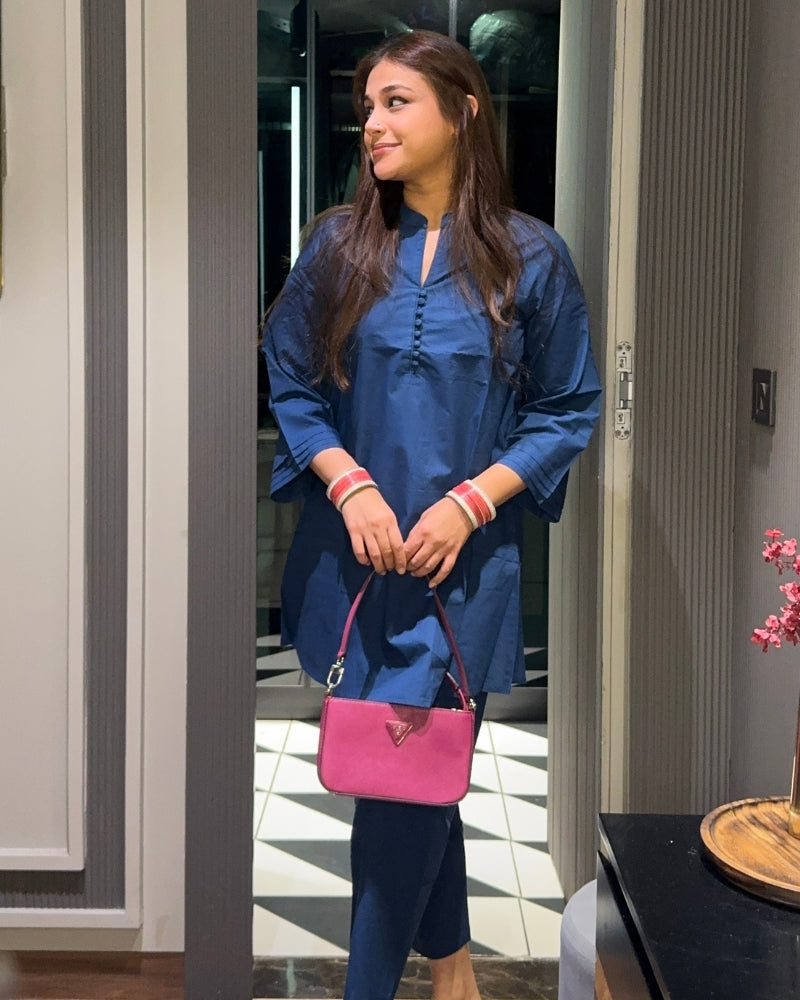BLUE OVERSIZES CO-ORD