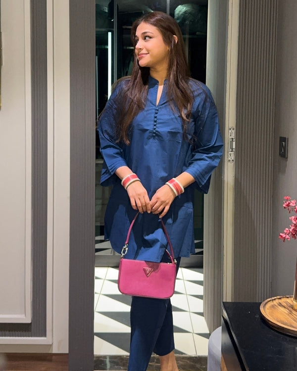 BLUE OVERSIZES CO-ORD